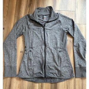 Champion Women's Sz Medium Gray Compression Jacket Coat Scuba